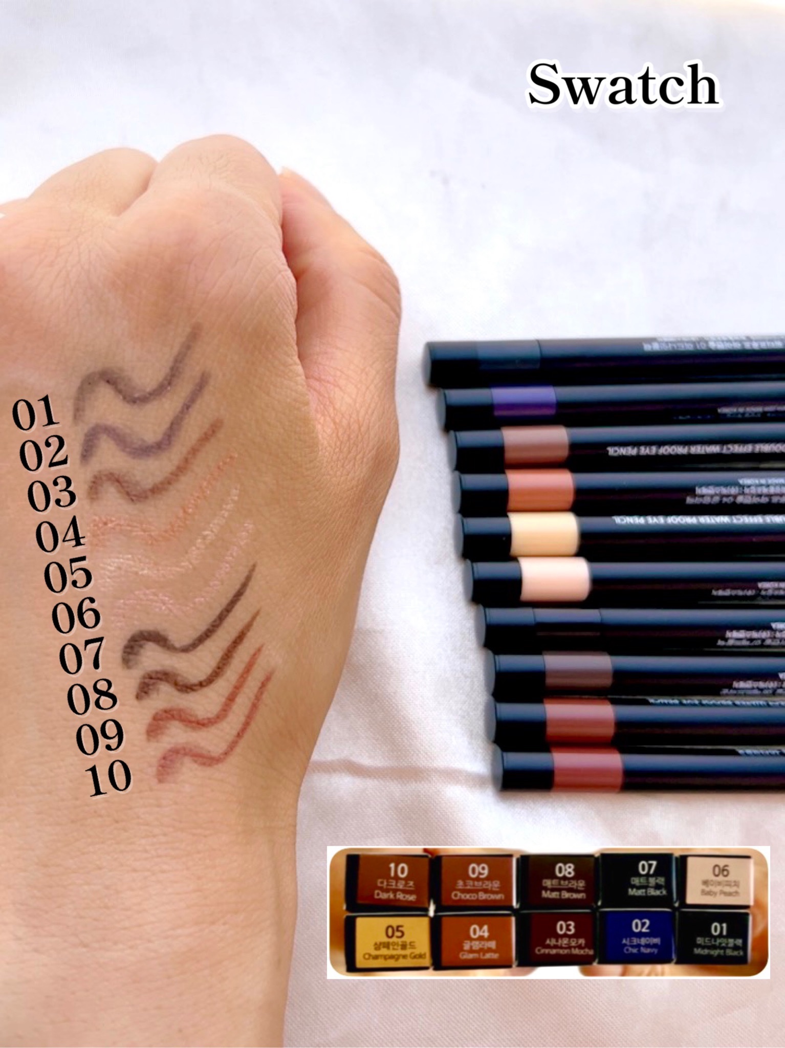 ウォータープルーフペンシルアイライナー/SISTER ANN/ペンシルアイライナーを使ったクチコミ（2枚目）