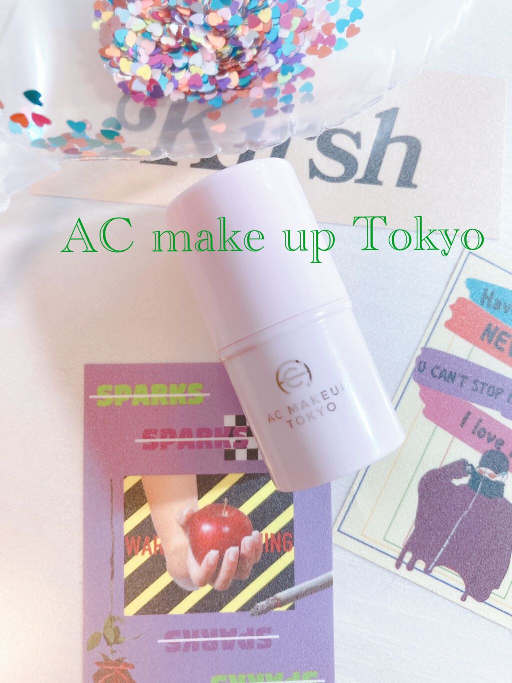 AC スティック チーク /AC MAKEUP/ジェル・クリームチークを使ったクチコミ(1枚目)