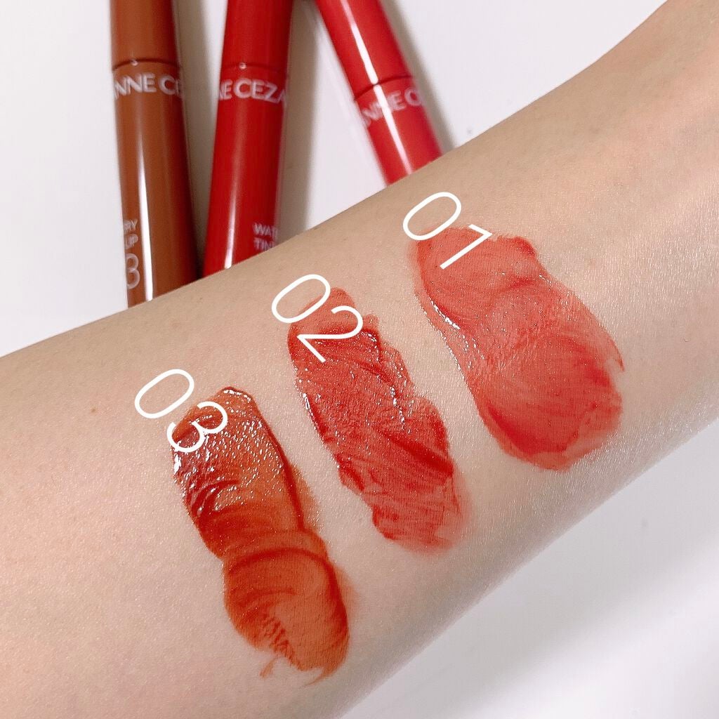 ウォータリーティントリップ/CEZANNE/リップティントを使ったクチコミ(2枚目)