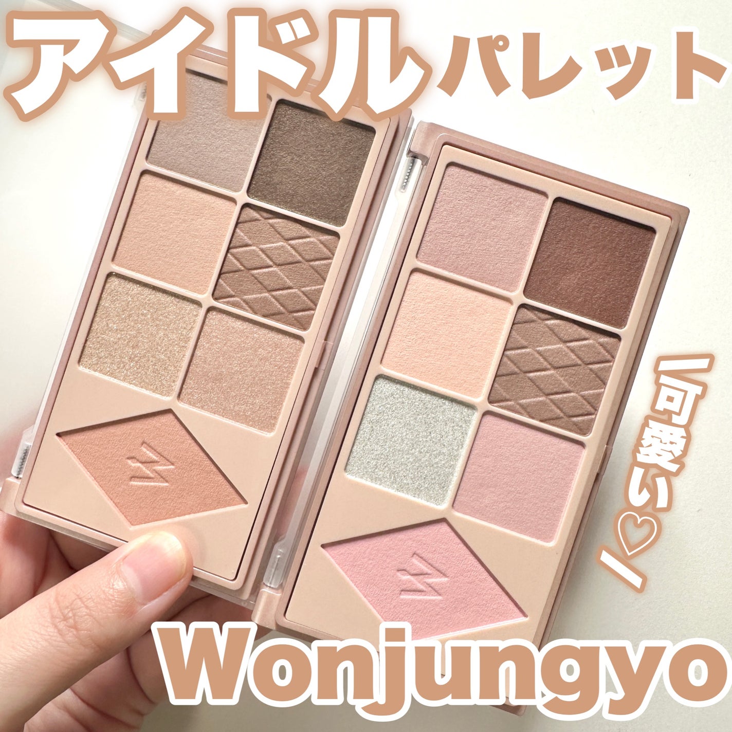 ウォンジョンヨ W デイリームードアップパレット /Wonjungyo/アイシャドウパレットを使ったクチコミ(1枚目)