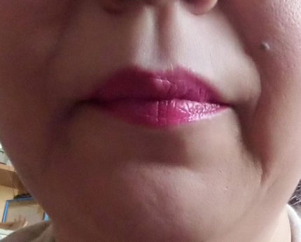 UR GLAM MINI LIPSTICK シャイニーブルー〈ニュアンスチェンジ〉/U R GLAM/口紅を使ったクチコミ(2枚目)