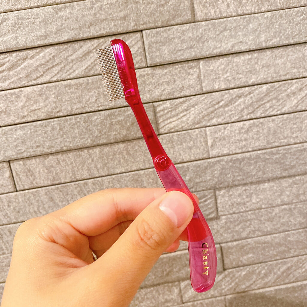 マスカラコーム メタルN（ナチュラル）/チャスティ/その他化粧小物を使ったクチコミ（2枚目）