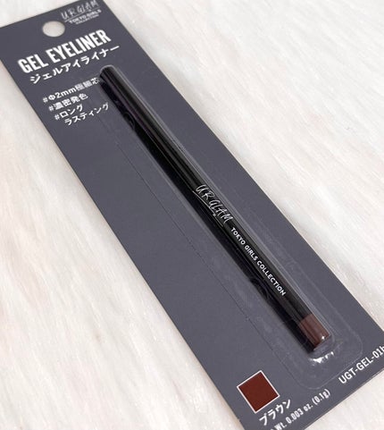UR GLAM GEL EYELINER/U R GLAM/ジェルアイライナーを使ったクチコミ(2枚目)