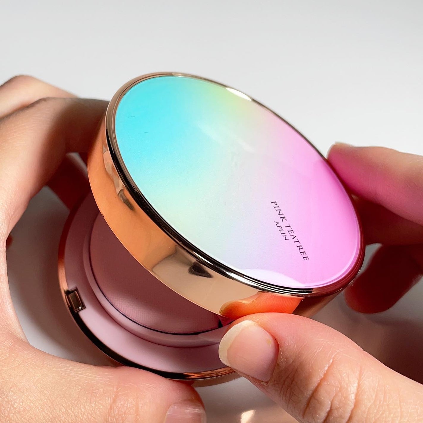 ピンクティーツリーカバークッション/APLIN/クッションファンデーションを使ったクチコミ(1枚目)