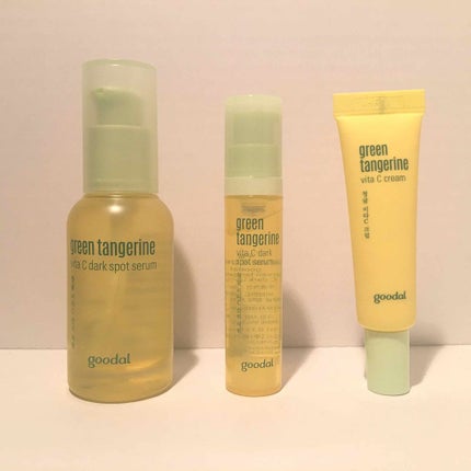 グリーンタンジェリン ビタC ダークスポットケアセラム/goodal/美容液を使ったクチコミ(1枚目)