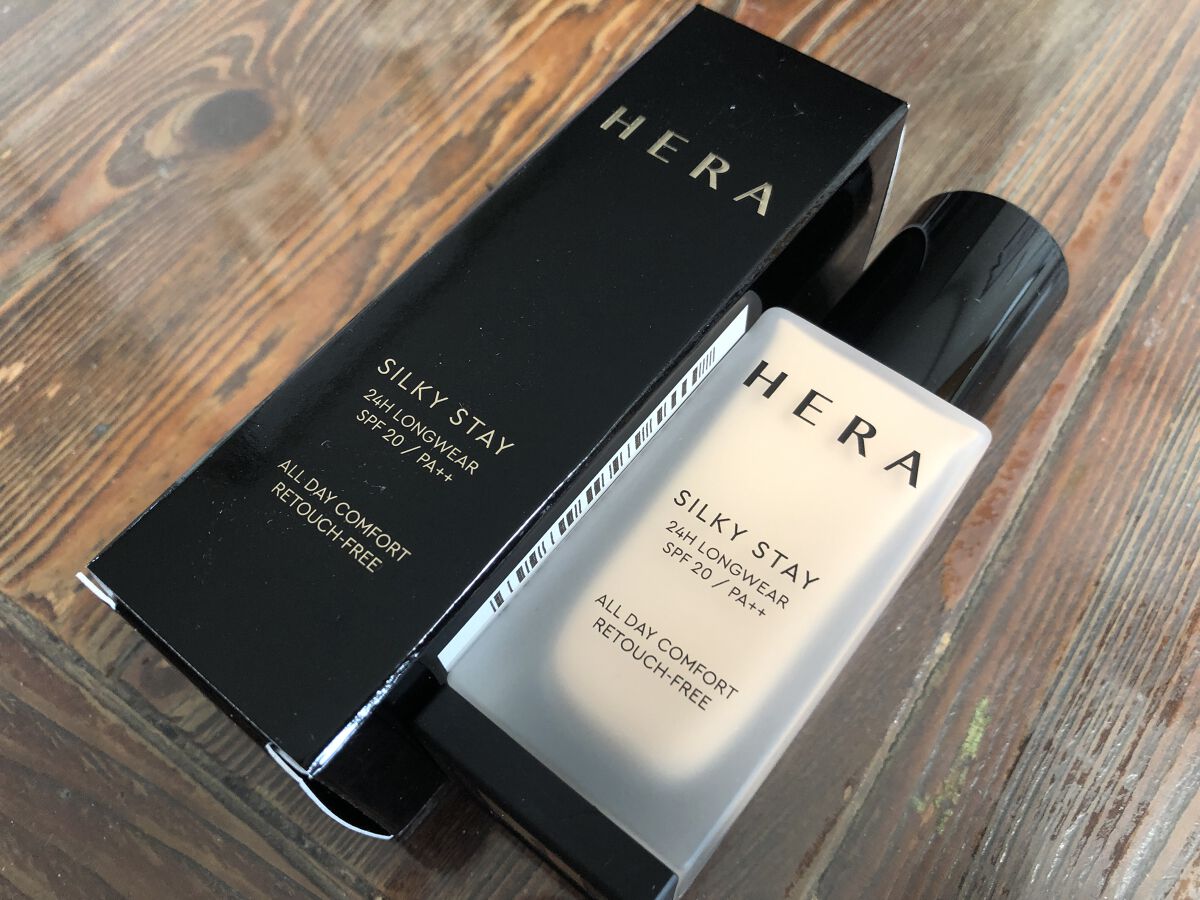 シルキーステイファンデーション/HERA/リキッドファンデーションを使ったクチコミ（1枚目）