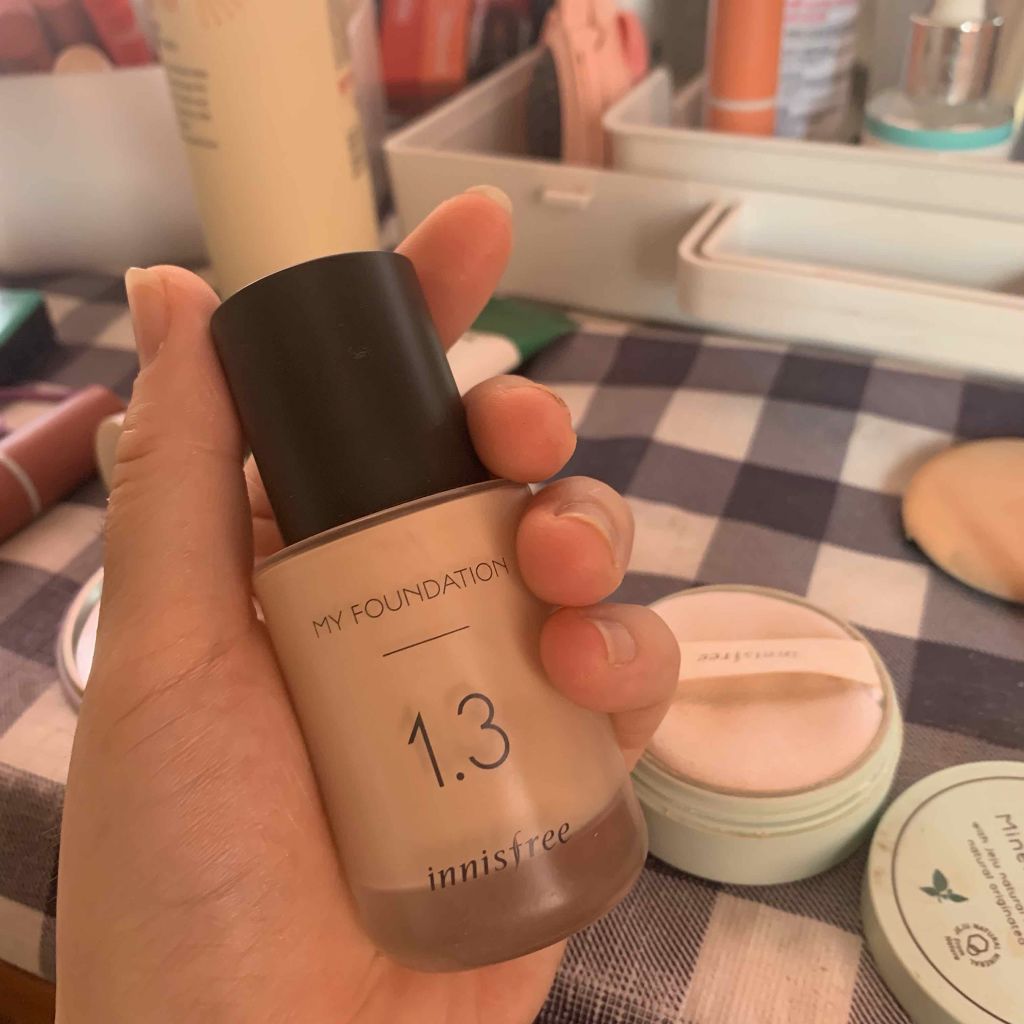 マイファンデーション/innisfree/リキッドファンデーションを使ったクチコミ（1枚目）