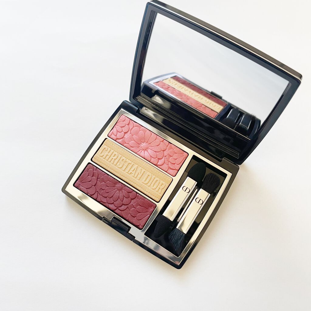 トリオ ブリック パレット＜ピュア グロウ＞/Dior/アイシャドウパレットを使ったクチコミ（3枚目）