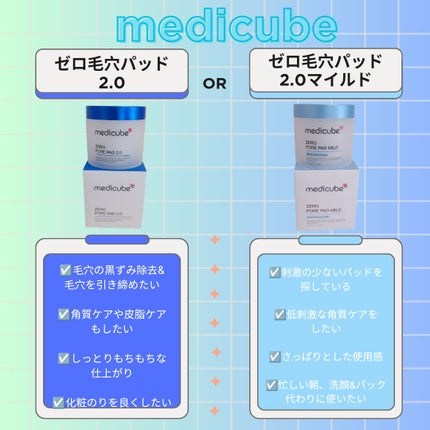 ゼロ毛穴パッド 2.0/MEDICUBE/トナーパッドを使ったクチコミ(1枚目)