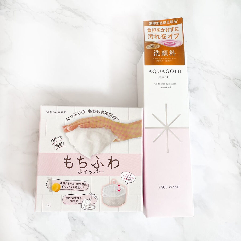 フェイスウォッシュ/アクアゴールド/洗顔フォームを使ったクチコミ（2枚目）