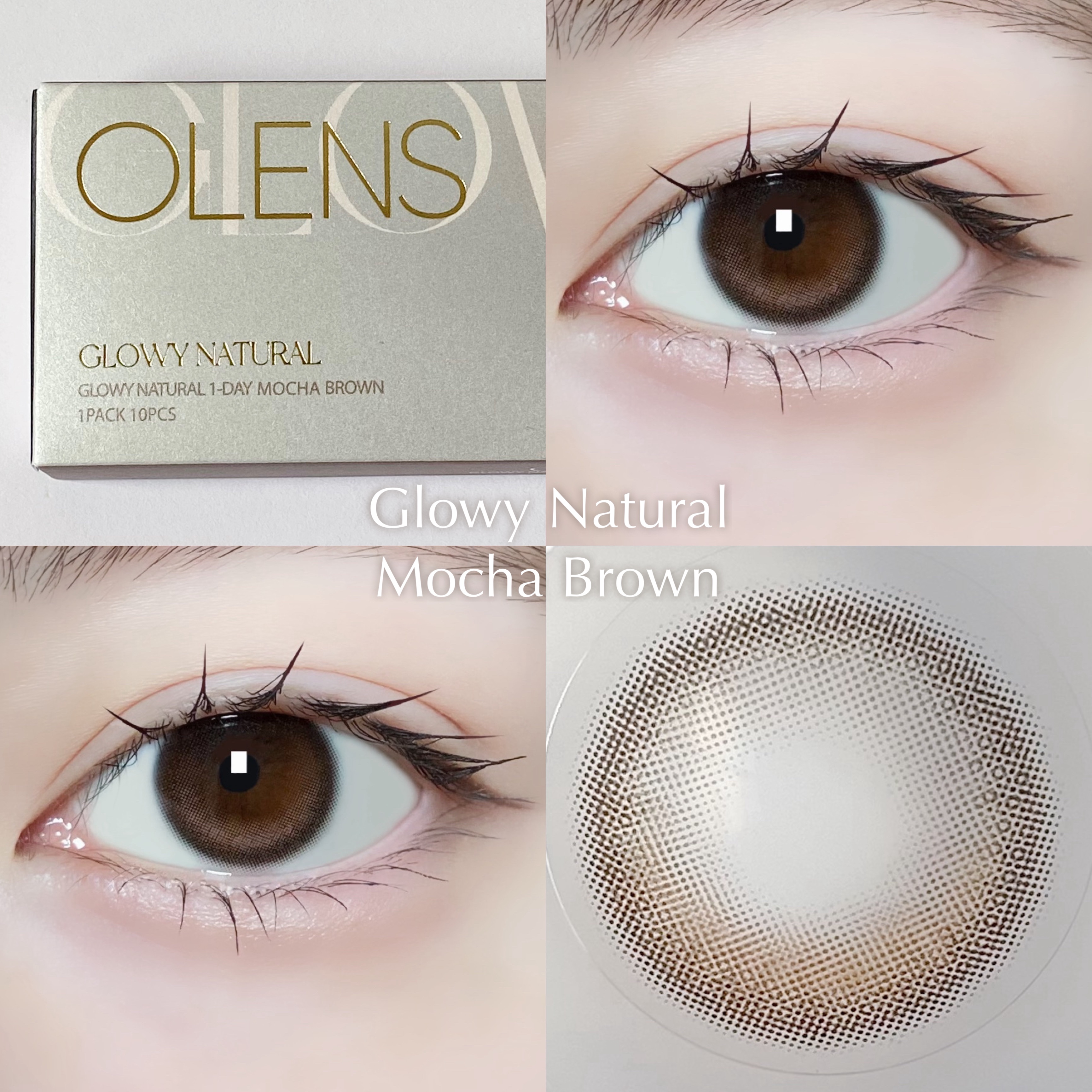 Glowy Natural 1Day/OLENS/カラーコンタクトレンズを使ったクチコミ（3枚目）