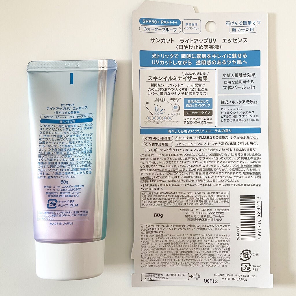 ããŒã³ã¢ããUV ãšãã»ã³ã¹/ãµã³ã«ãã®/æ¥çŒãæ¢ãããŒã·ã§ã³ã䜿ã£ãã¯ãã³ãïŒ6æç®ïŒ