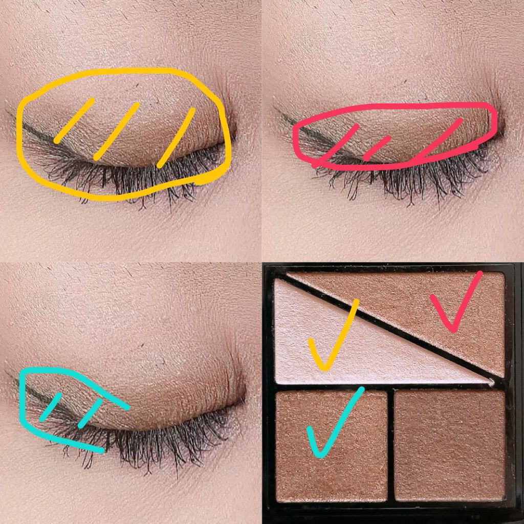 UR GLAM VELVET EYE COLOR PALETTE/U R GLAM/アイシャドウパレットを使ったクチコミ(2枚目)