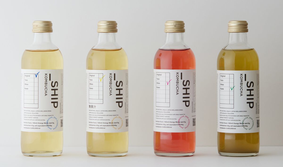 発酵スパークリングティー _SHIP / KOMBUCHA_SHIP