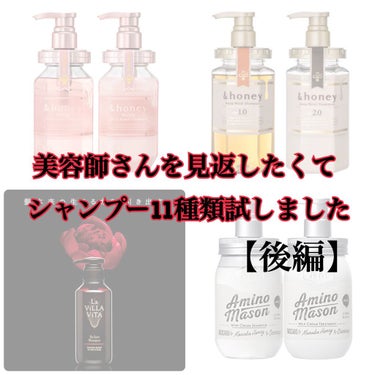 ディープモイスト シャンプー1.0／ヘアトリートメント2.0/&honey/シャンプー・コンディショナーを使ったクチコミ（1枚目）