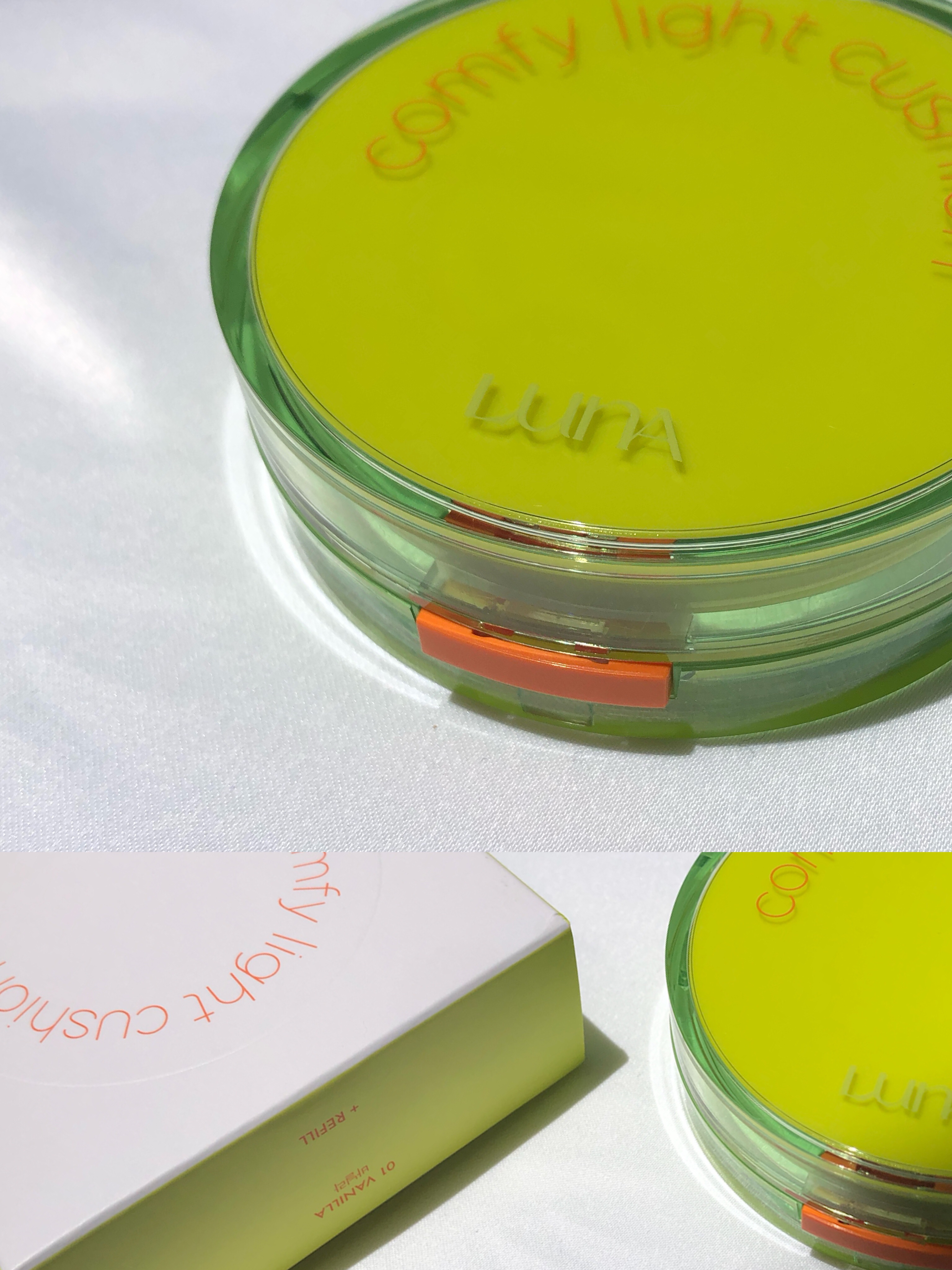 コンフィーライトクッション/LUNA/クッションファンデーションを使ったクチコミ（2枚目）