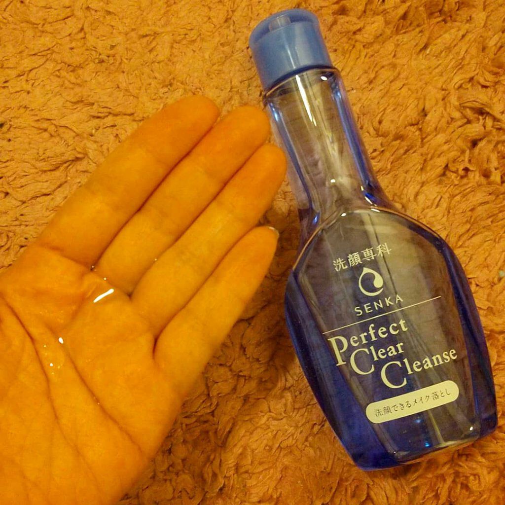洗顔専科　パーフェクトクリアクレンズ/SENKA（専科）/クレンジングジェルを使ったクチコミ（1枚目）