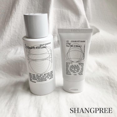 .
SHANGPREE
CC SILKY ESSENCE
CC CLEAR FIT MASK

SHANGPREEはスパ・エステをメインとしたブランド
たくさんのお客様の肌をケアしてきて学んだノウハウで