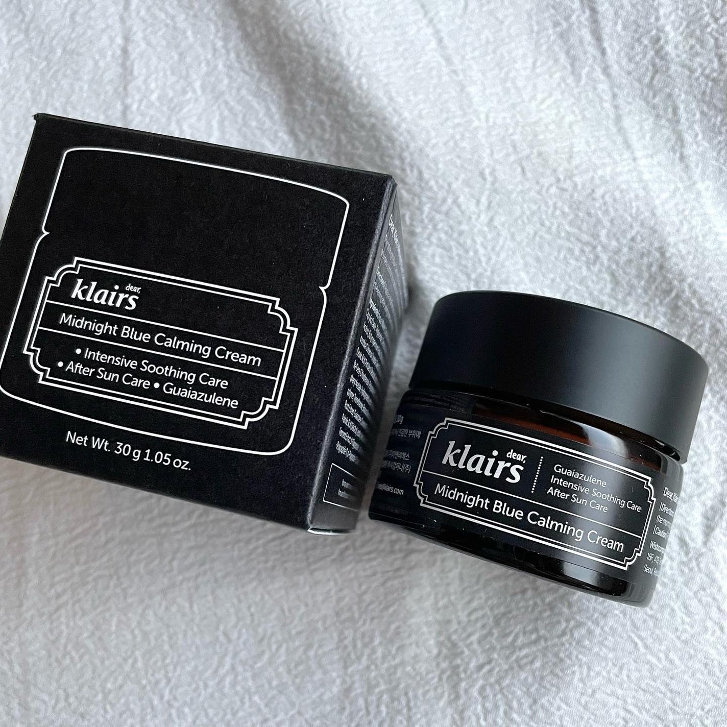 ミッドナイトブルーカーミングクリーム/Klairs/フェイスクリームを使ったクチコミ(1枚目)