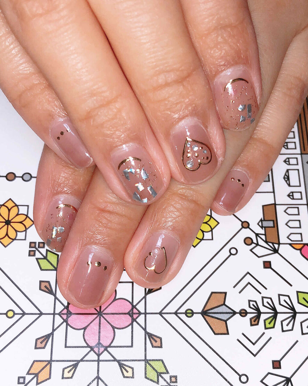 リアルジェルネイルステッカー ジェルネイルシール /faithmiracle/ネイルシールを使ったクチコミ（1枚目）