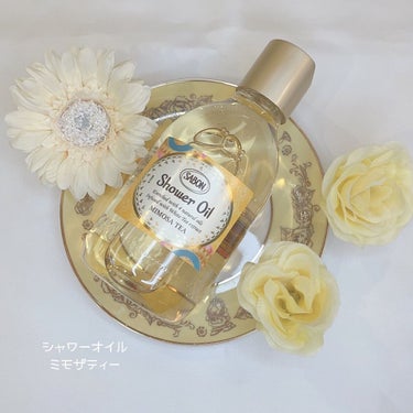 SABON シャワーオイル ミモザティーのクチコミ「SABON
NEW LIMITED EDITION
BEAUTY TEA CEREMONY
肌.....」（3枚目）