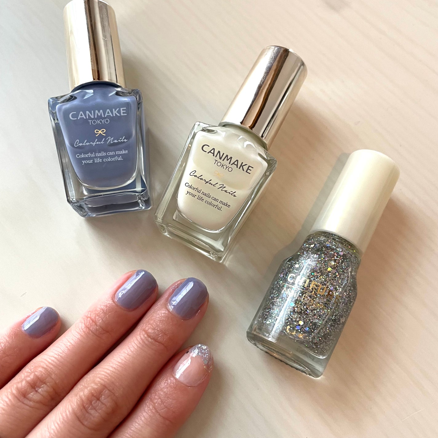 カラフルネイルズ/キャンメイク/マニキュアを使ったクチコミ(3枚目)