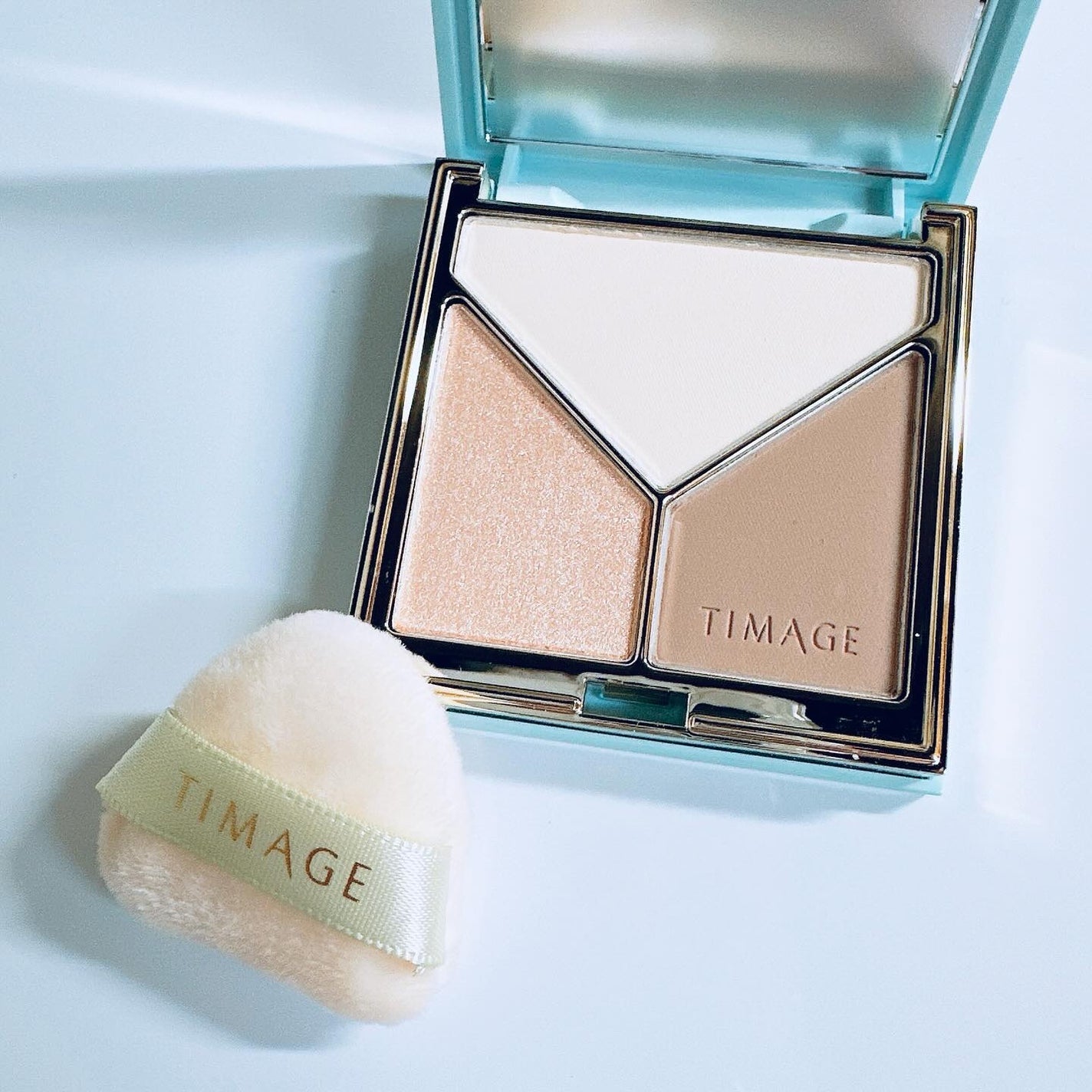 ハイライトシェーディングパレット/TIMAGE/パウダーハイライトを使ったクチコミ(5枚目)