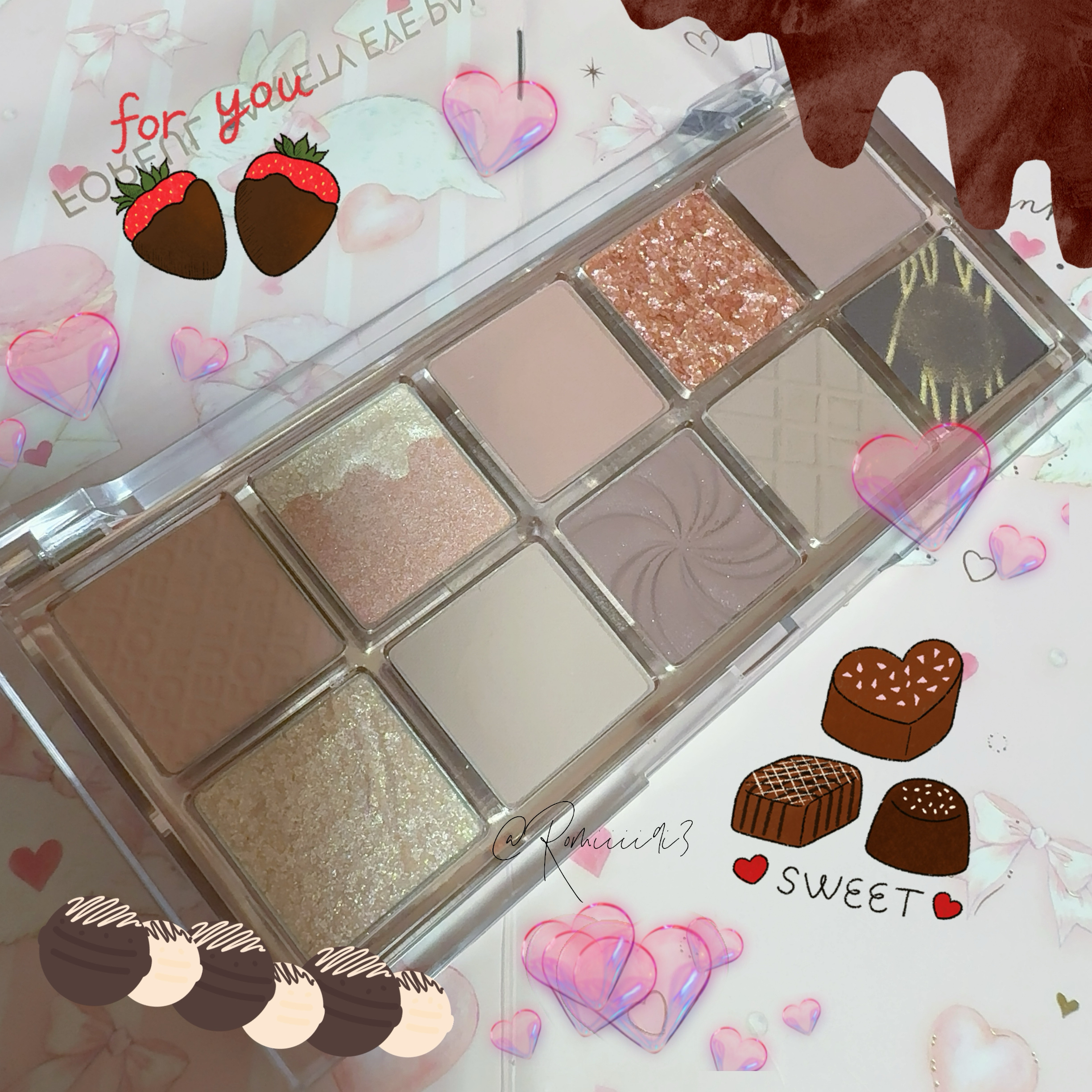 バラエティーアイパレット/4OlN/アイシャドウパレットを使ったクチコミ（1枚目）