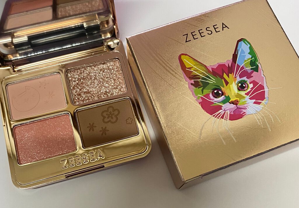 アニマルアイシャドウ(4シェード)/ZEESEA/アイシャドウパレットを使ったクチコミ（1枚目）