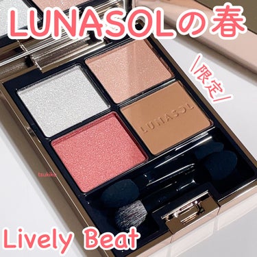 アイカラーレーション EX20 Lively Beat（限定発売）/LUNASOL/アイシャドウパレットを使ったクチコミ（1枚目）