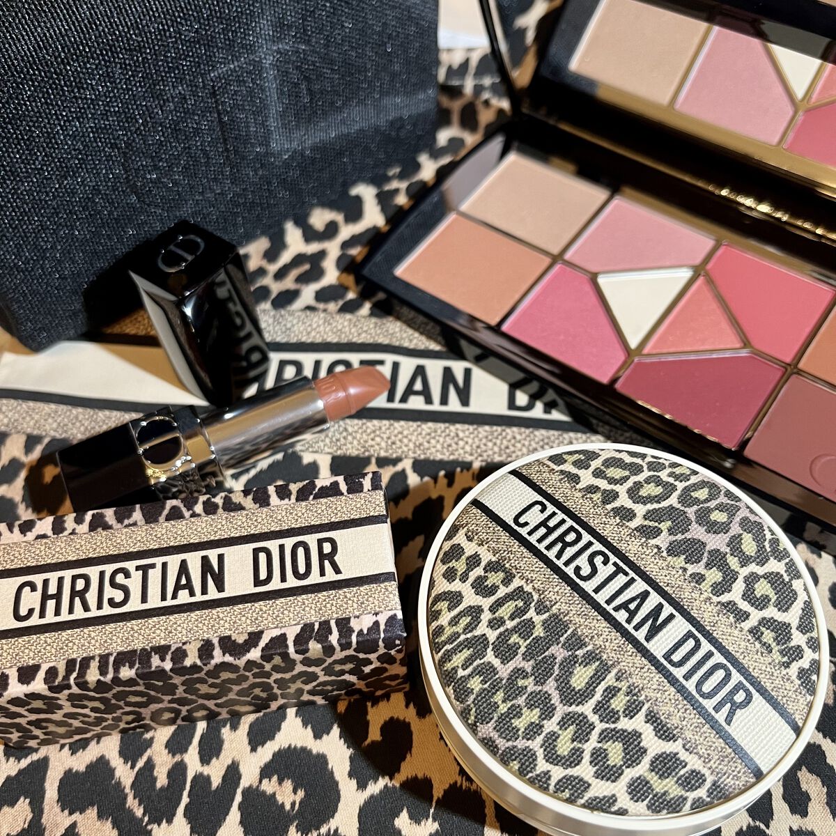 ディオールスキン フォーエヴァー クッション パウダー ローズ/Dior/ルースパウダーを使ったクチコミ（2枚目）