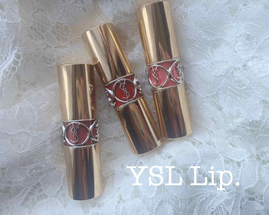 ルージュ ヴォリュプテ シャイン/YVES SAINT LAURENT BEAUTE/口紅を使ったクチコミ(1枚目)