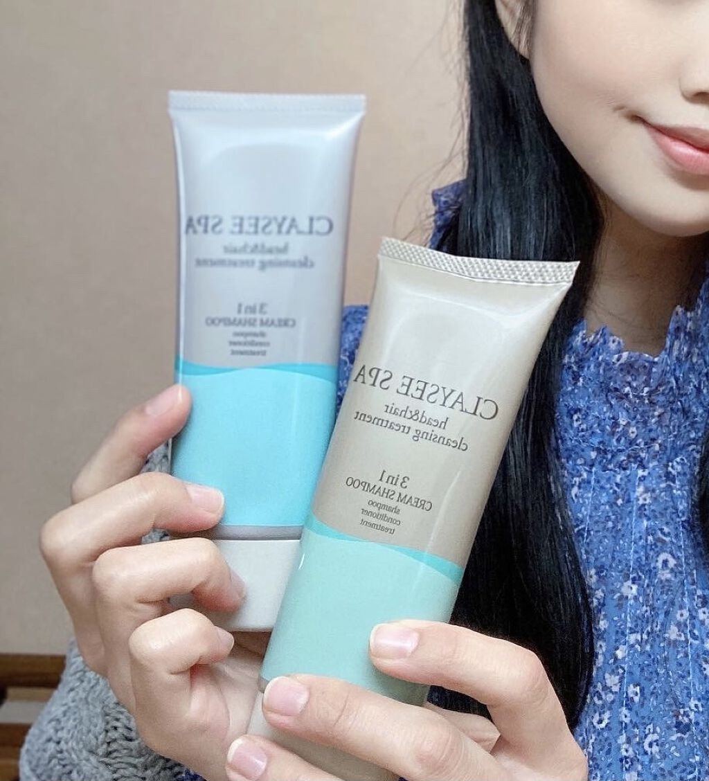 ヘッド＆ヘアクレンジングトリートメント/CLAYSEE SPA/市販シャンプーを使ったクチコミ（1枚目）