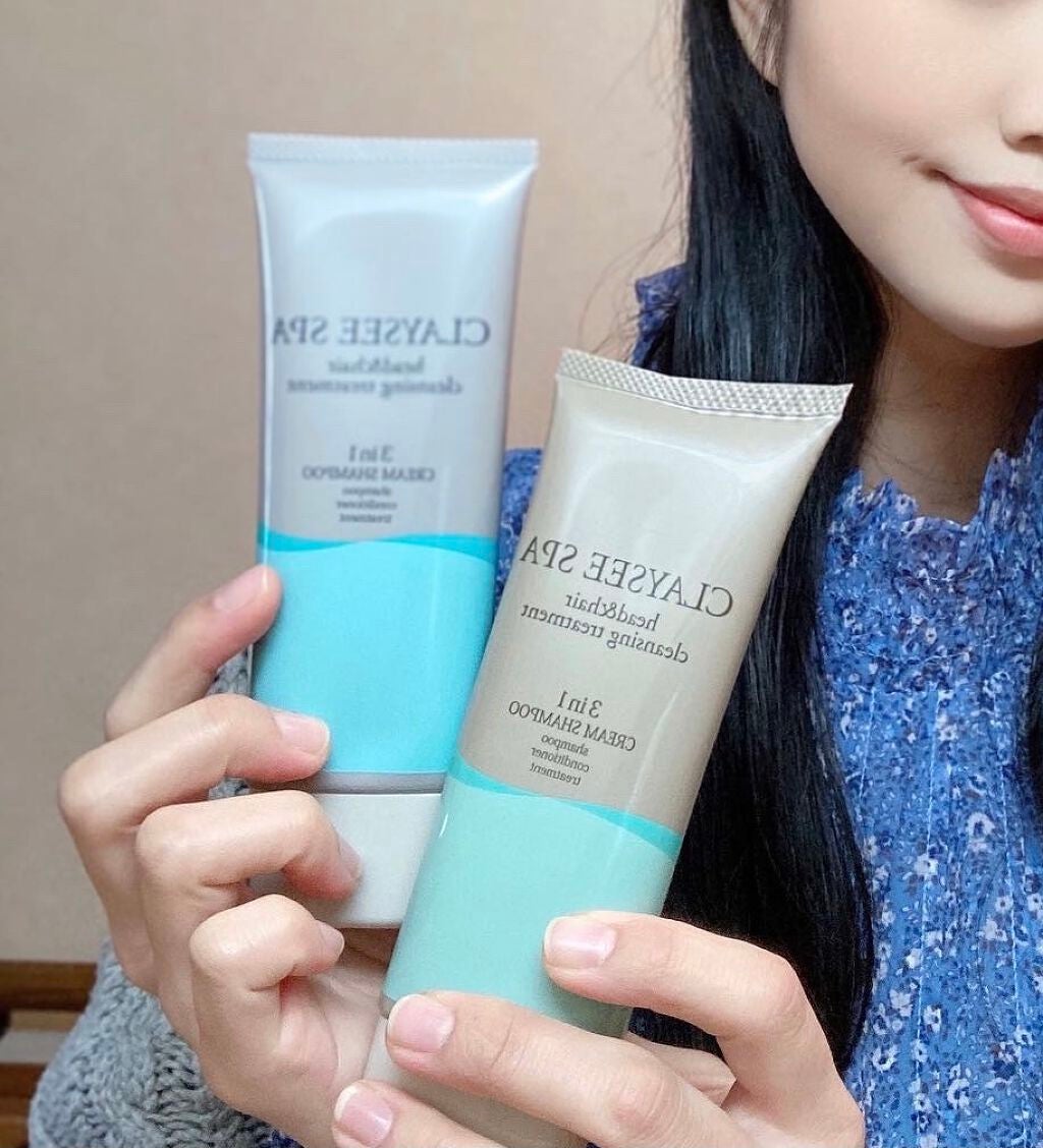 ヘッド&ヘアクレンジングトリートメント/CLAYSEE SPA/市販シャンプーを使ったクチコミ(1枚目)