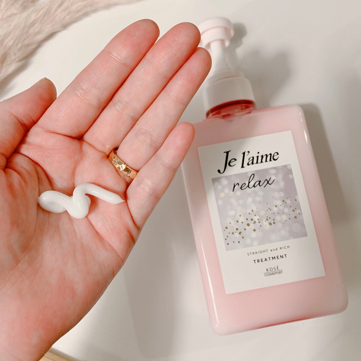 リラックス ミッドナイトリペア シャンプー/ヘアトリートメント (ストレート&リッチ)/Je l'aime/市販シャンプーを使ったクチコミ(3枚目)