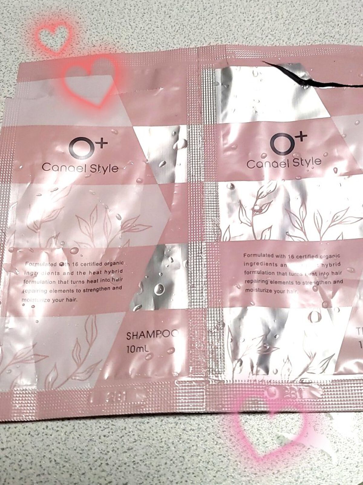 モイストリペア シャンプー／トリートメント  1day お試し用/Canael Style /市販シャンプーを使ったクチコミ（1枚目）