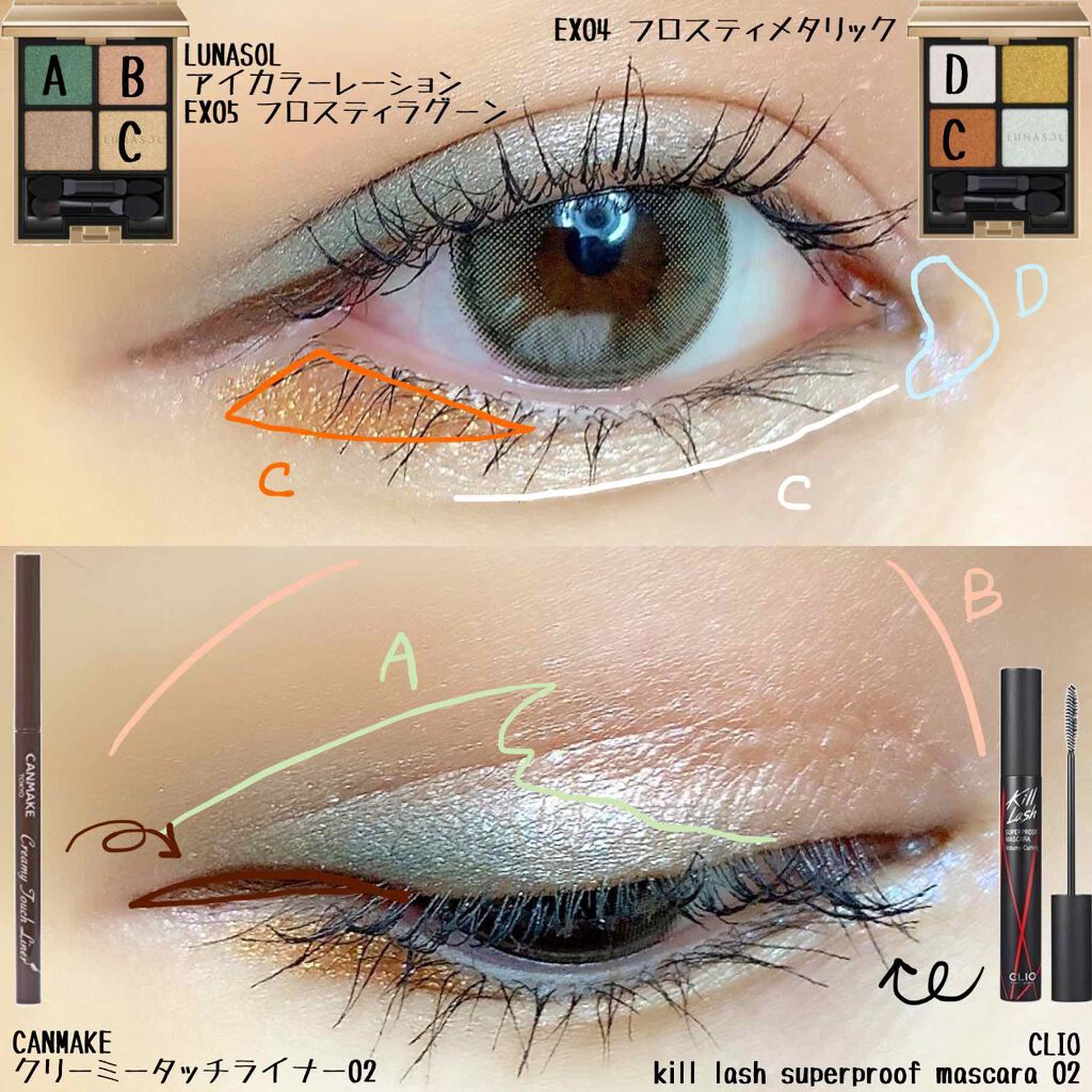 クリーミータッチライナー/キャンメイク/ジェルアイライナーを使ったクチコミ(2枚目)