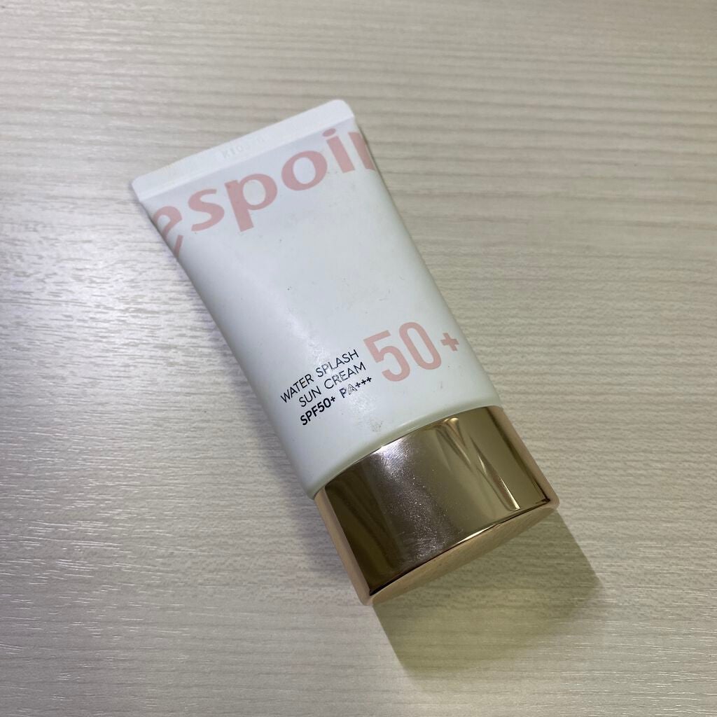 ウォータースプラッシュサンクリーム/espoir/日焼け止め・UVケアを使ったクチコミ(1枚目)