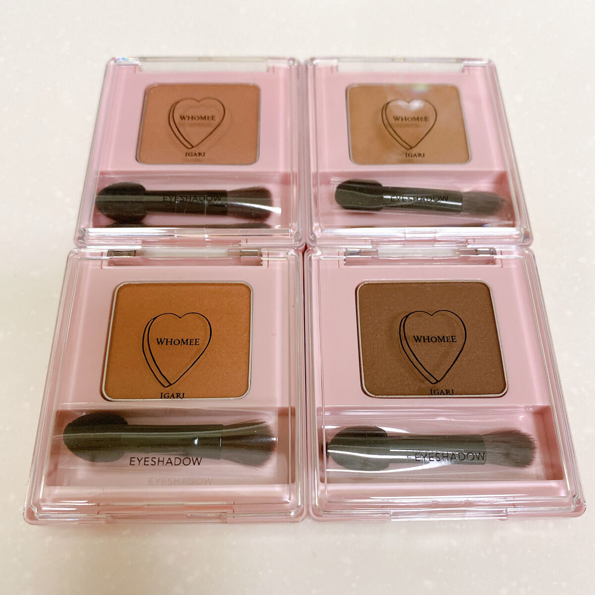 フーミー シングルアイシャドウ フェアリーブラウン/WHOMEE/単色アイシャドウを使ったクチコミ（1枚目）