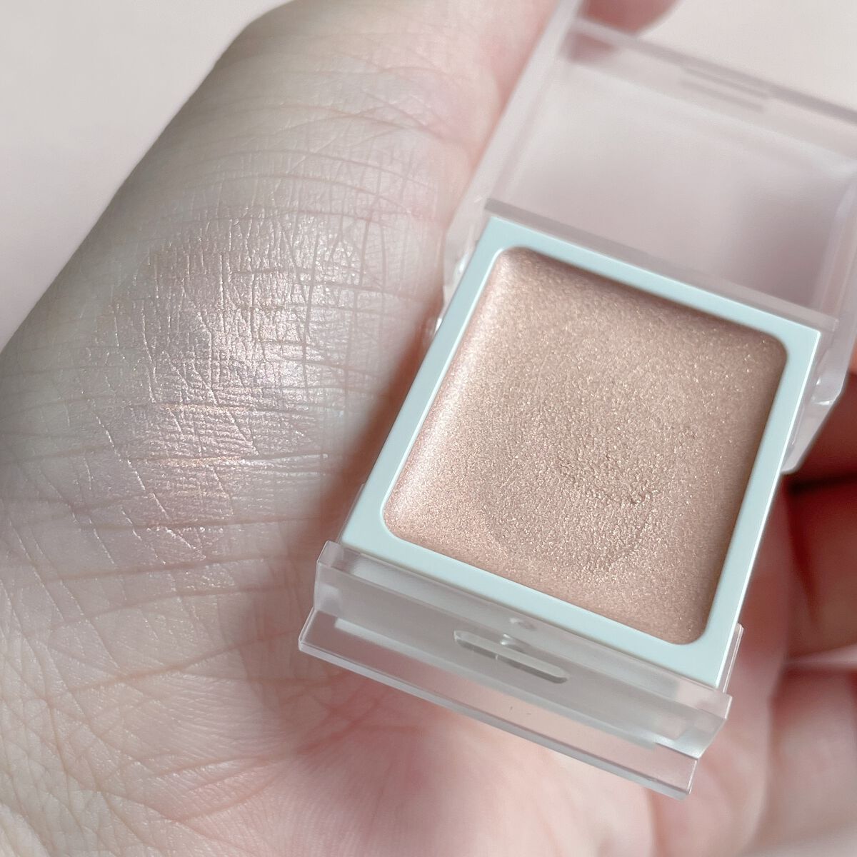 アイカラー　クリームタイプ ピンクベージュ/無印良品/ジェル・クリームアイシャドウを使ったクチコミ（3枚目）