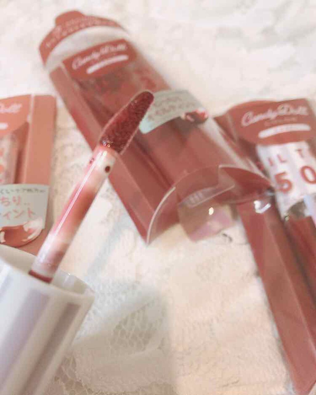 ケアオイルティントリップ/CandyDoll/リップティントを使ったクチコミ(2枚目)