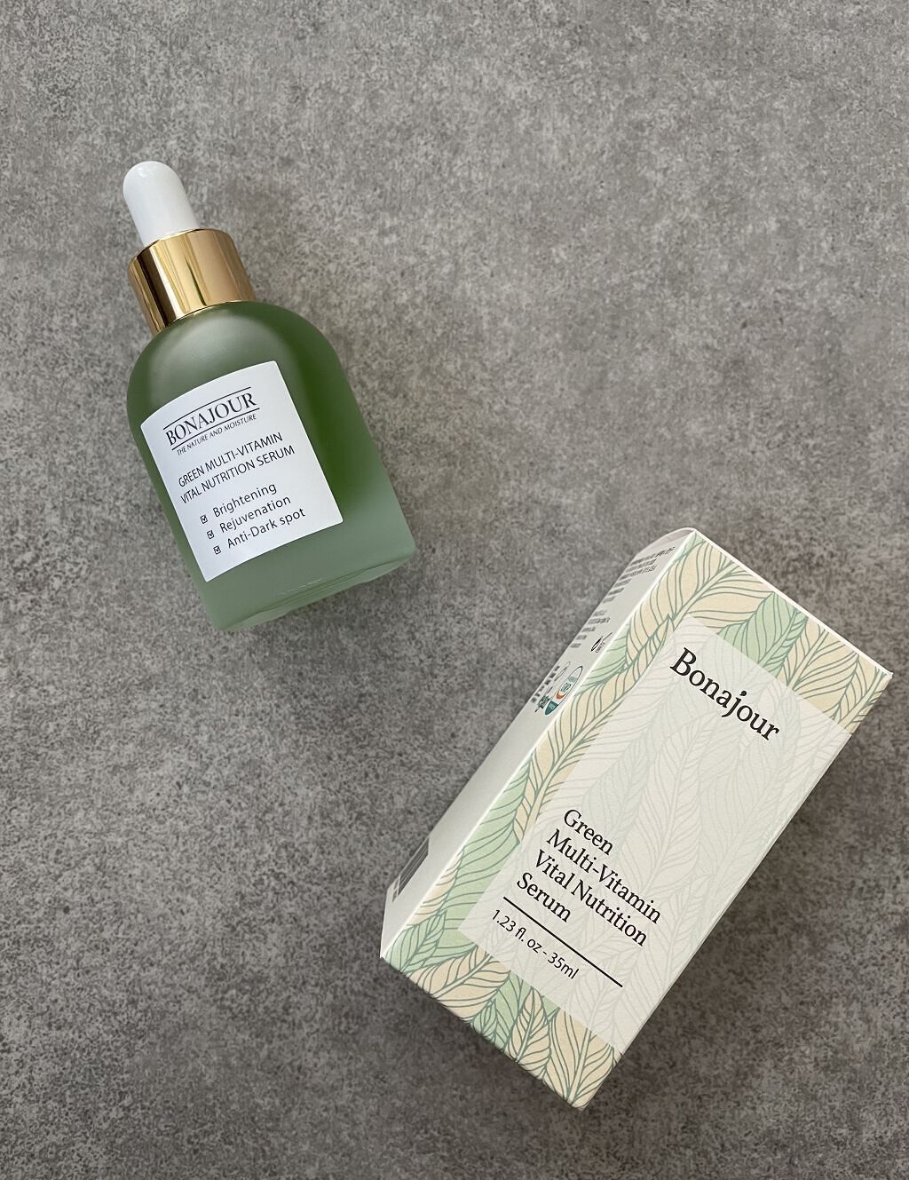 グリーンビタミンセラム/Bonajour/美容液を使ったクチコミ（2枚目）