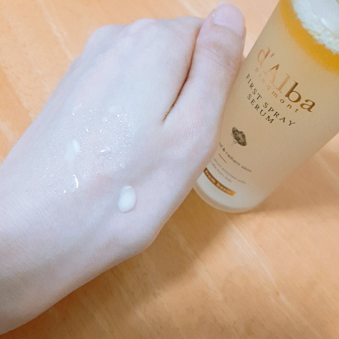 ダルバ ホワイトトリュフファーストスプレーセラム/ダルバ/ミスト状化粧水を使ったクチコミ(2枚目)