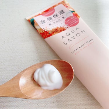 アクアシャボン トータルマルチクリーム きんもくせいの香りのクチコミ「【 AQUA SAVON  BODY&FACE&HAIR 】

　✨秋季限定✨

きんもくせい.....」（2枚目）