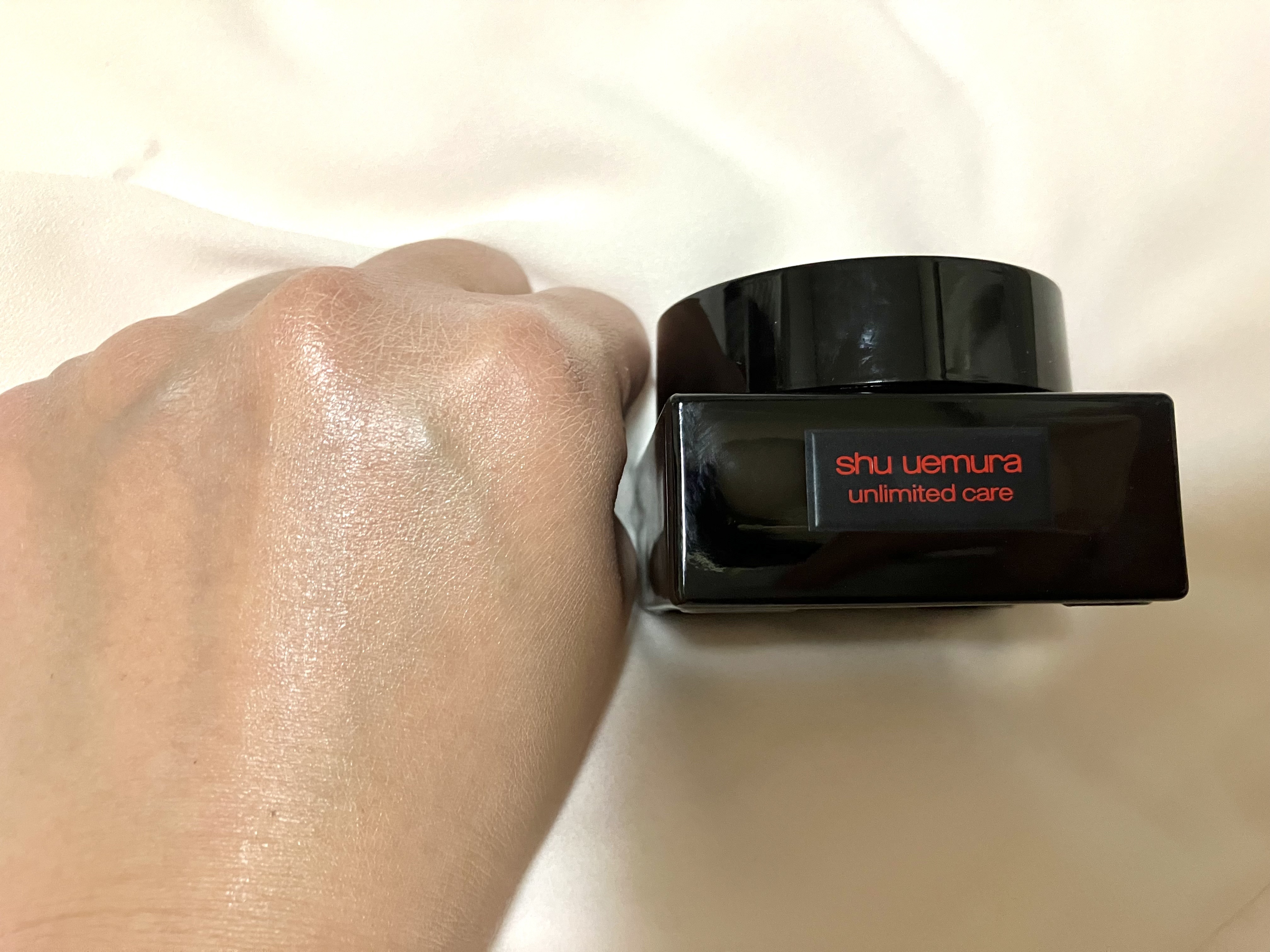 アンリミテッド ケア セラムイン クリーム ファンデーション/shu uemura/クリーム・エマルジョンファンデーションを使ったクチコミ（3枚目）
