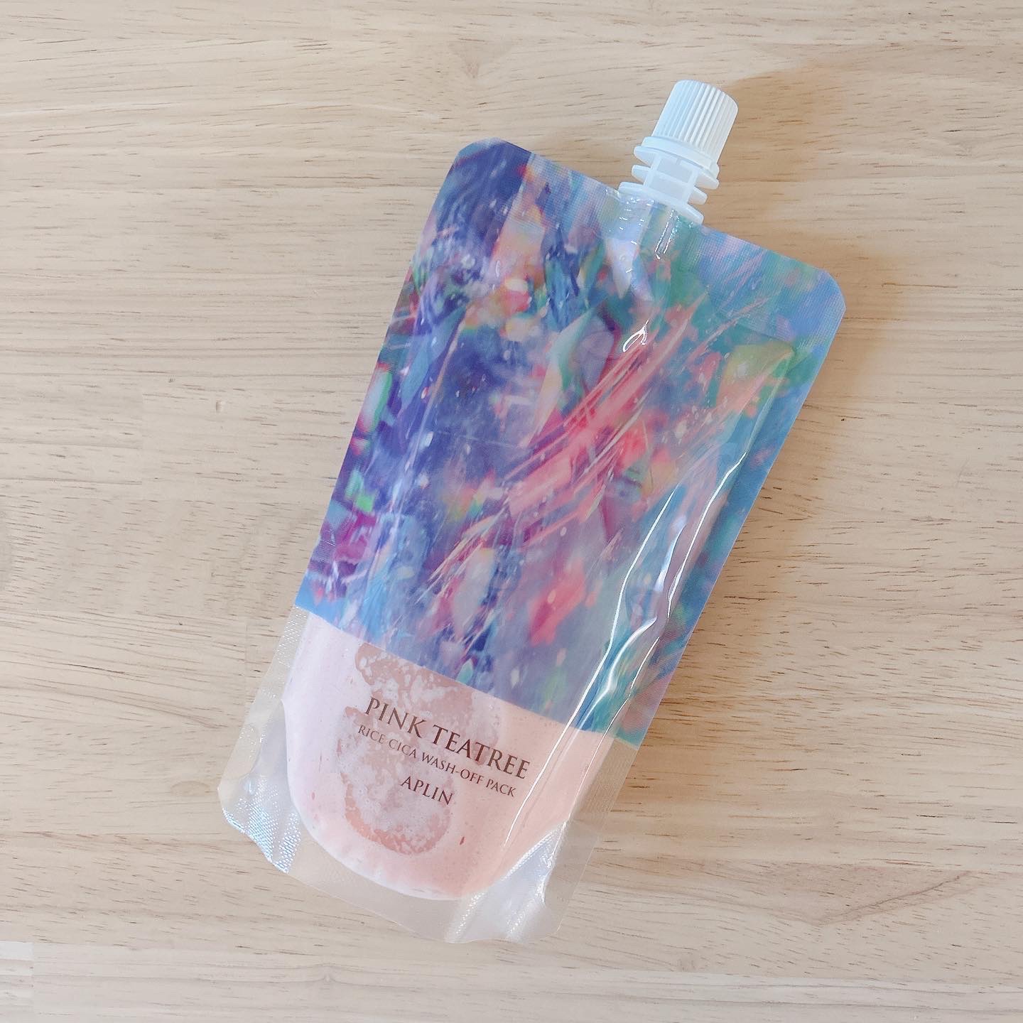 ピンクティーツリーライスシカウォッシュオフパック/APLIN/洗い流すパック・マスクを使ったクチコミ（1枚目）