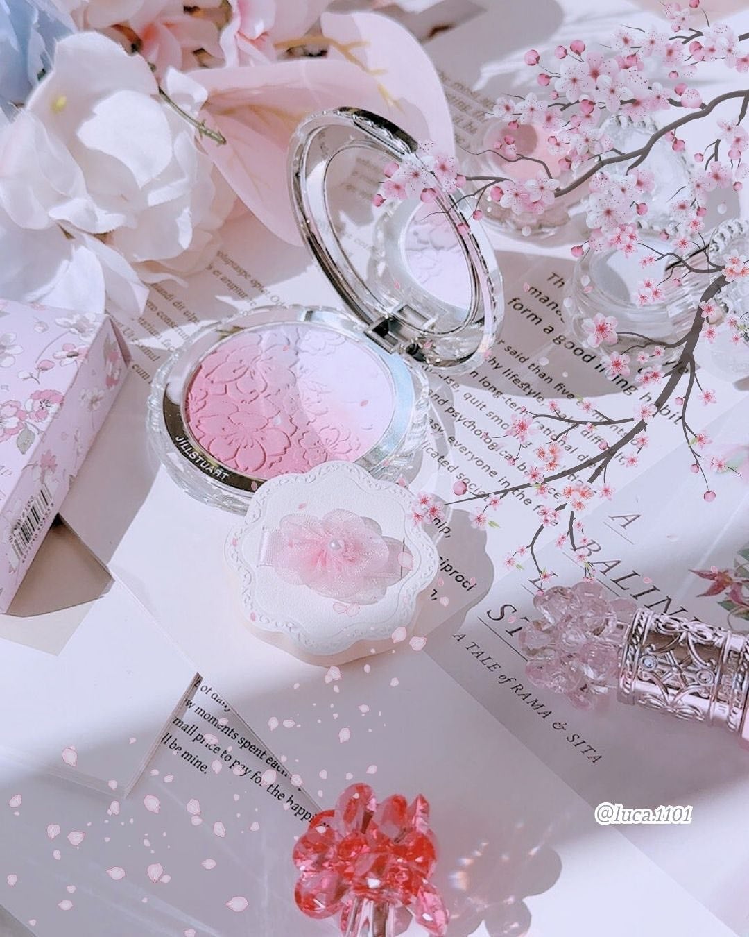 ジルスチュアート パステルペタル ブラッシュ/JILL STUART/パウダーチークを使ったクチコミ(5枚目)