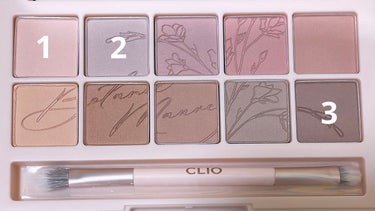 プロ アイ パレット 09 BOTANIC MAUVE/CLIO/パウダーアイシャドウを使ったクチコミ（3枚目）