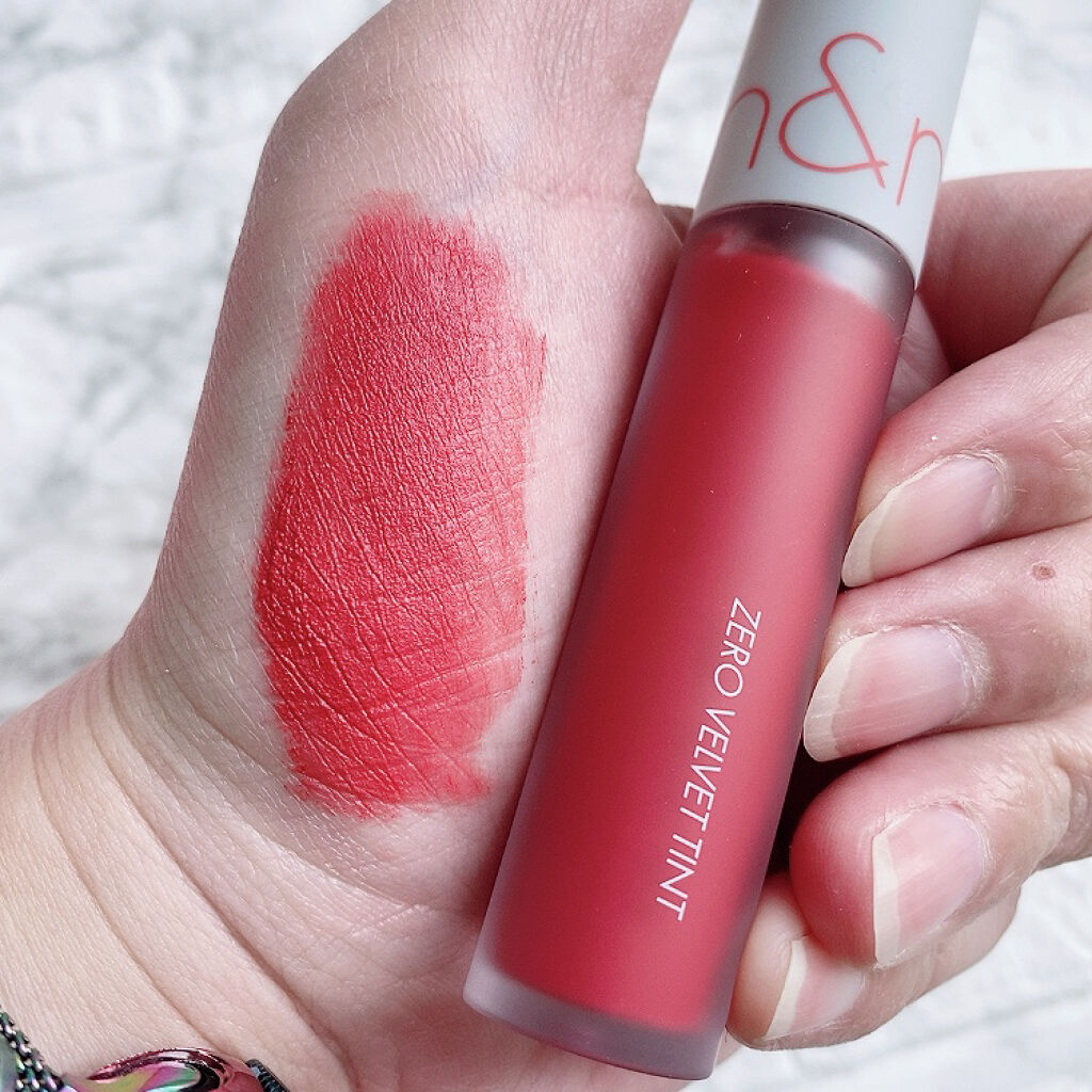 ゼロベルベットティント/rom&nd/リップティントを使ったクチコミ（2枚目）