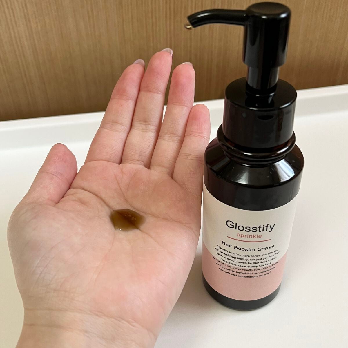 Sprinkle/Glosstify/洗い流すヘアトリートメントを使ったクチコミ(2枚目)